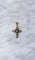 Pendentif Croix ancienne en or rose et diamants 58 Facettes