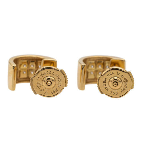 Boucles d'oreilles Boucles d'oreilles Créoles Or jaune Diamant 58 Facettes 2601593CN