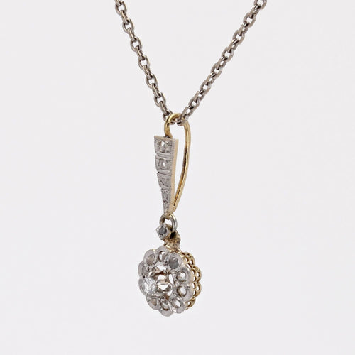 Pendentif Pendentif ancien fleur diamants 58 Facettes CVP89
