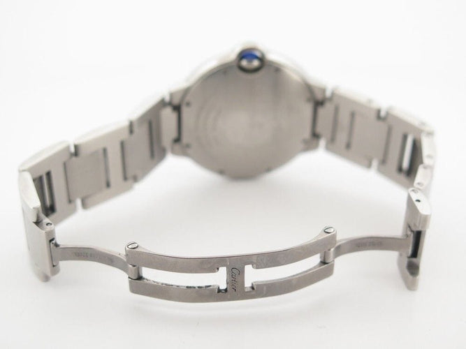 Montre montre CARTIER ballon bleu 36 mm quartz en acier palladie 58 Facettes 255024