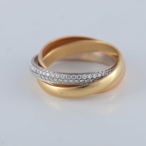 Bague 53 Bague CARTIER Trinity 58 Facettes