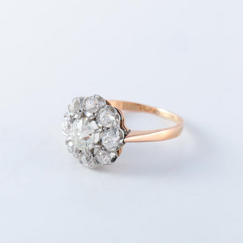 Bague 59 Bague Pompadour en or 18ct et diamants 58 Facettes