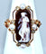 Bague 51 Bague camée sur agate perles fines diamants 58 Facettes AB263