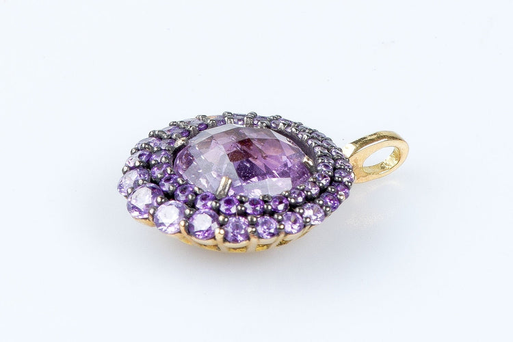 Pendentif Pendentif améthyste en or massif 58 Facettes 111.180847-59