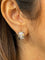 Boucles d'oreilles Boucles d’oreilles mini-créoles or blanc et diamants 58 Facettes