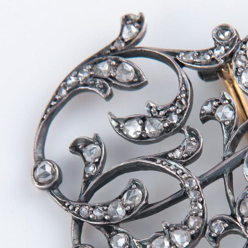 Broche Broche monogramme E.S 58 Facettes JE29