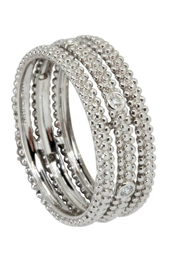 Bague BAGUE "LE PREMIER JOUR" DIAMANTS MAUBOUSSIN 58 Facettes 045111