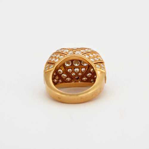 Bague 54 CARTIER – Bague dôme Diamants 58 Facettes