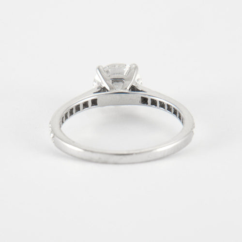 Bague 53 Bague en Or Blanc & diamants 58 Facettes