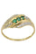 Bague 53 BAGUE MODERNE ÉMERAUDES 58 Facettes 052241