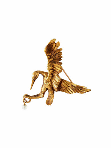 Broche Broche Cigogne 58 Facettes 1387