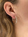 Boucles d'oreilles Boucles d'oreilles or rose pavage Diamants 58 Facettes 380726