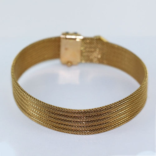 Bracelet Bracelet "Boucle de ceinture" Or jaune 58 Facettes