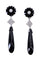 Boucles d'oreilles BOUCLES D'OREILLES ONYX ET DIAMANT 58 Facettes 070061