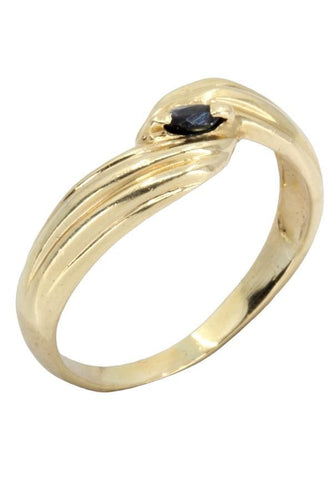 Bague 53 BAGUE MODERNE SAPHIR 58 Facettes 060081