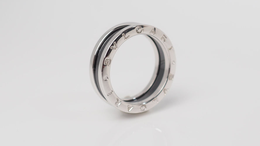 Bague 56 Bague Bulgari Argent Céramique 58 Facettes 32445