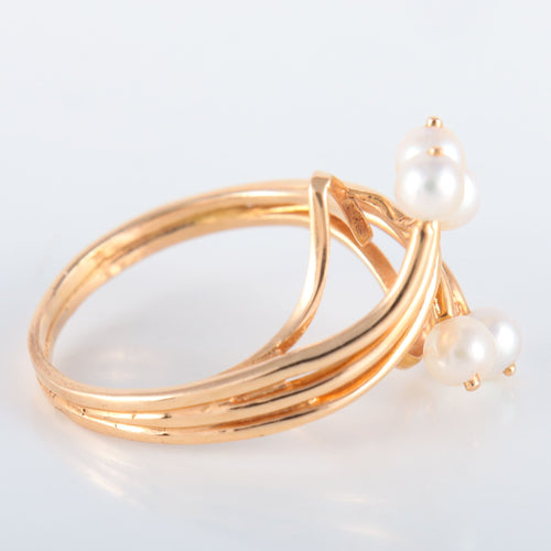 Bague 52 Bague 5 Perles 58 Facettes 8229