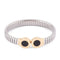 Bracelet Bracelet en or et acier de la maison Bvlgari 58 Facettes