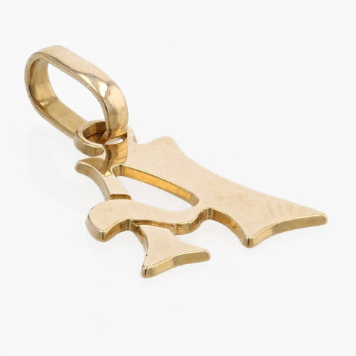 Pendentif Breloque en or Lettre A 58 Facettes 12-077A