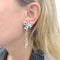 Boucles d'oreilles Boucles d'oreilles Cartier, "Caresse d'Orchidée", or blanc, diamants, pierres de couleur. 58 Facettes 33023