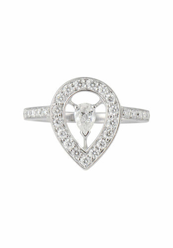 Bague 51 Bague BOUCHERON Ava en Or Blanc 58 Facettes 46360-40873