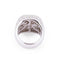 Bague Bague boule en or gris et diamants 58 Facettes 1