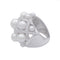Bague 56 Bague Chanel, Baroque, or blanc, diamants, perles de culture. 58 Facettes 32342