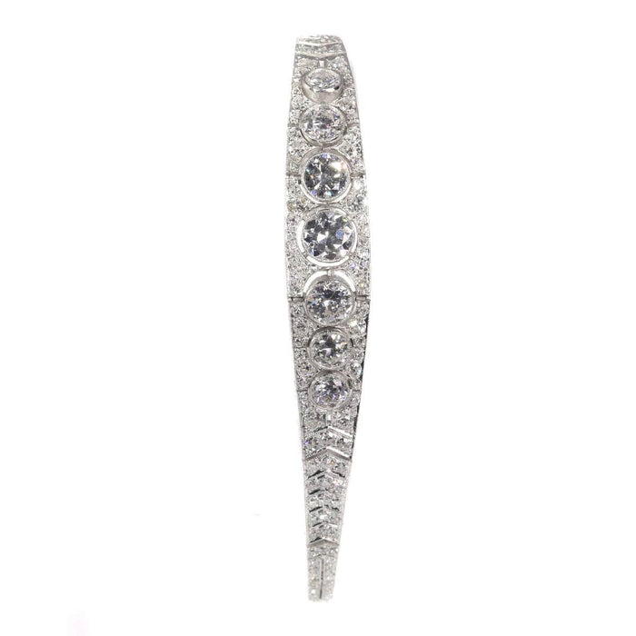 Bracelet Bracelet Art Déco en platine et diamants 58 Facettes 21207-0584