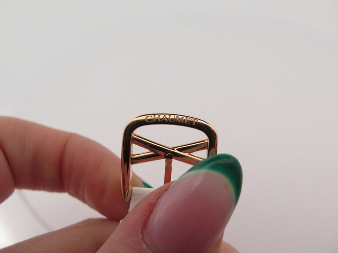 Montre montre CHAUMET liens en or rose 18k w23870-02a 33 mm quartz 58 Facettes 249529