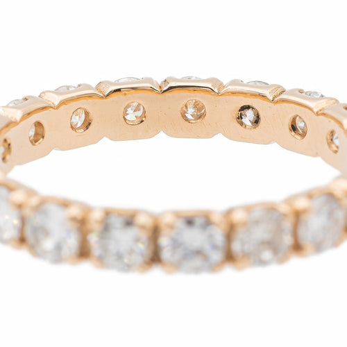 Bague 50 Bague Alliance américaine Or rose Diamant 58 Facettes 2648798CN