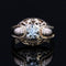 Bague 53 Bague ancienne or diamant vintage 58 Facettes 22-263