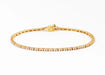 Bracelet Bracelet riviere en or jaune et diamants 58 Facettes