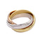 Bague 51 Bague Cartier, Trinity, trois ors. 58 Facettes 32449