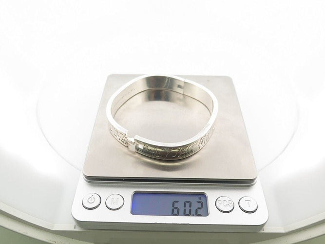 Bracelet vintage rare bracelet TIFFANY & CO  1997 en argent massif 58 Facettes 244092