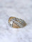 Bague Dôme vintage palmes diamants 58 Facettes