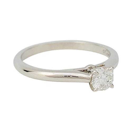 Bague 53 Solitaire Cartier, "1895", diamant 0,32 ct, platine. 58 Facettes 31089