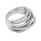 Bague 53 Bague Messika "Meli-Melo" en or blanc et diamants. 58 Facettes 31075