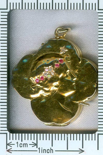 Pendentif Médaillon en or 58 Facettes 11265-0017