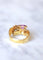 Bague Bague vintage Toi & Moi, tourmaline rose et citrine 58 Facettes
