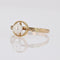 Bague 54 Bague ancienne or jaune solitaire perle 58 Facettes 19-134D