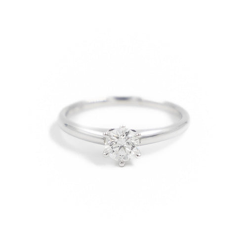 Bague 54 Bague Solitaire Or blanc Diamant 58 Facettes 2231639CN