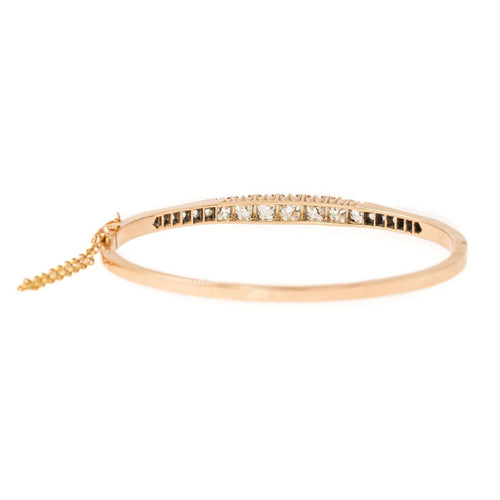 Bracelet Bracelet Jonc Or rose Diamant 58 Facettes 2112653CN