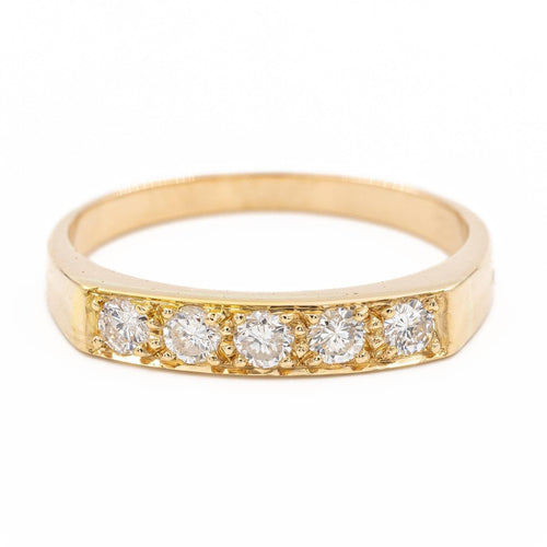 Bague 52 Bague Alliance Or jaune Diamant 58 Facettes 2195453CN