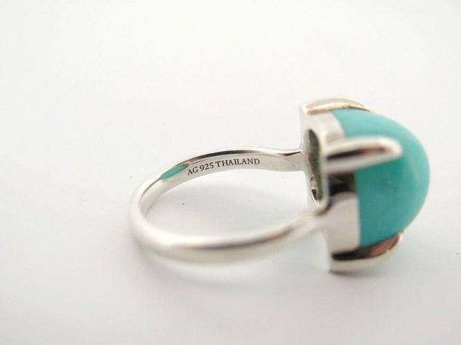 Bague 49 bague TIFFANY & CO sugar stacks paloma picasso 49 amazonite en argent 58 Facettes 253576