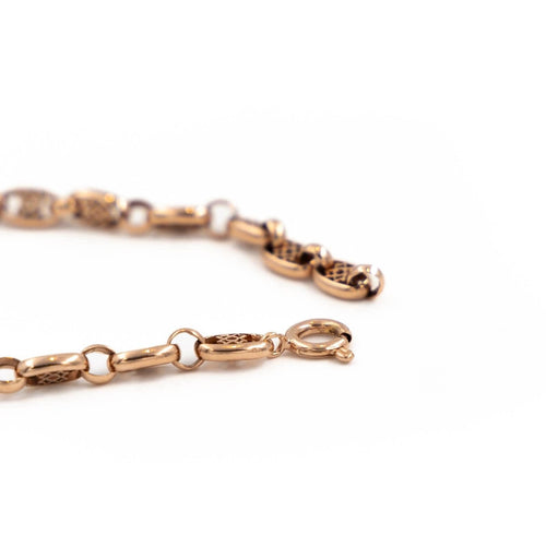 Bracelet Bracelet Maille filigrane Or rose 58 Facettes 1917647CN