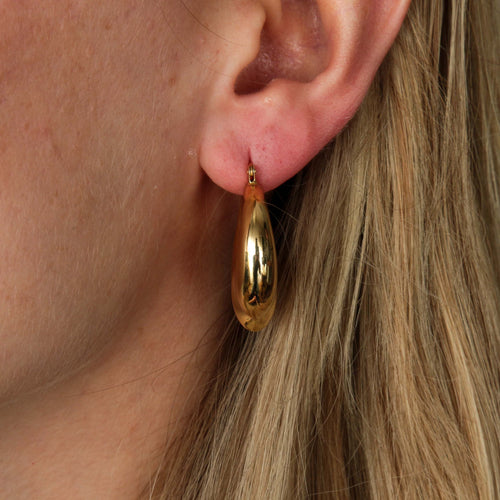 Boucles d'oreilles BOUCLES D'OREILLES CREOLES OR 58 Facettes BO/220120