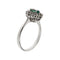 Bague 53 Bague Marguerite diamants et émeraude 58 Facettes 20520