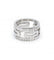 Bague 53 / Blanc/Gris / Or 750 Bague "Parentesi" BVLGARI 58 Facettes 150037SP