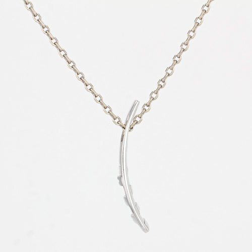 Pendentif Pendentif ligne de diamants or blanc 58 Facettes 22-123A