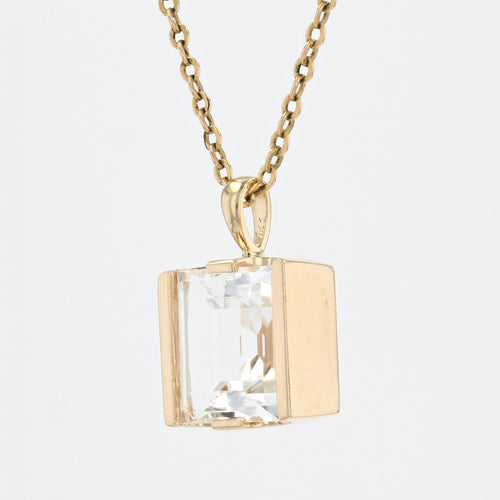 Collier Pendentif or jaune cristal 58 Facettes 19-090